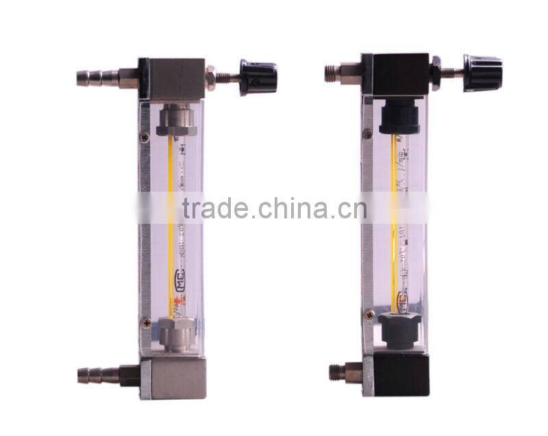 LZB cheap flow meter with thread connection/glass rotameter