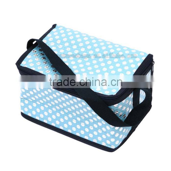 High End Handmade Recyclable Shopping Curved Bottom Corners Non Woven Laminate Ice Bag
