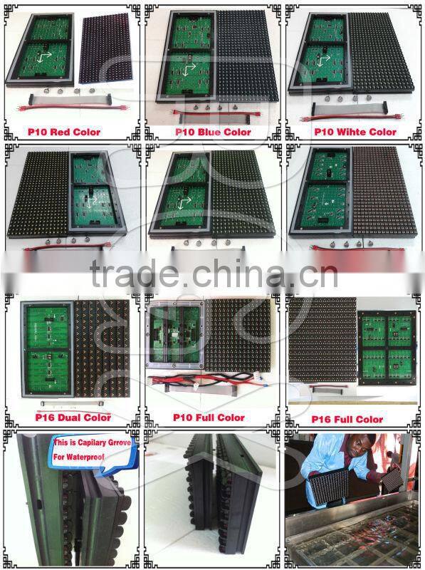 RGX P10 Blue color led moving message