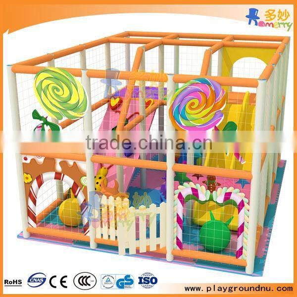 Children indoor soft playground big slide for sale