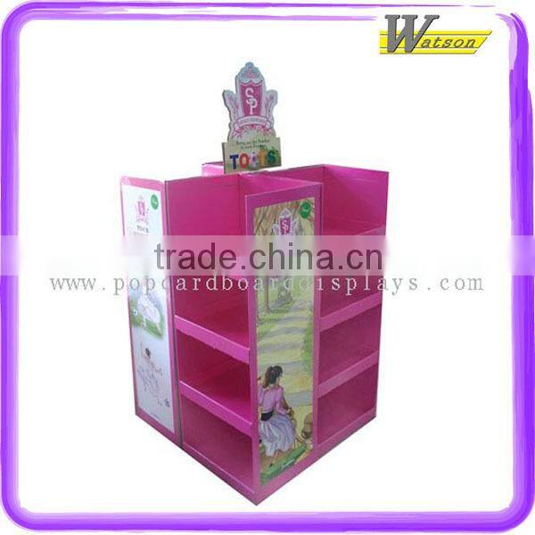Recycled Portable supermarket promotion paper cardboard pallet display for layette