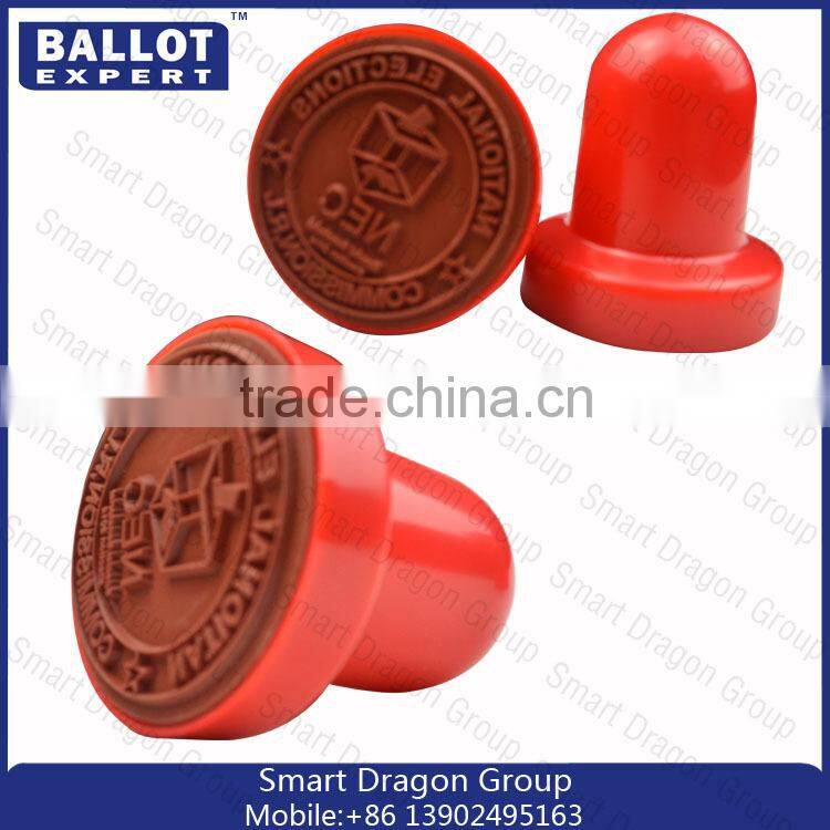SE-SCS001 2015 new style high quality plastic round rubber stamp materials