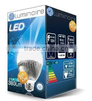 2015 LED bulb LED paper packing box style 2