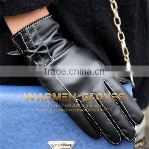 ladies fashion pu gloves stocks