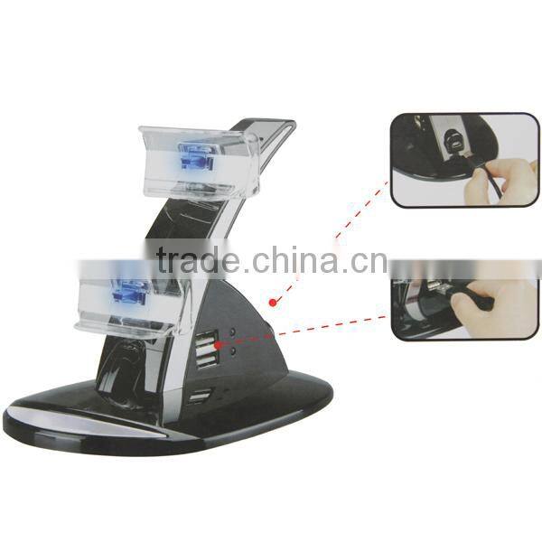 Dual Dock Station Stand Charger For PS3 Controller