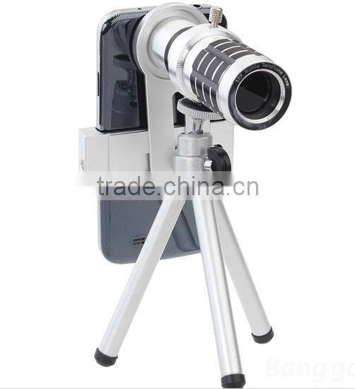 12X Universal Zoom Lens Tripod Camera Telescope For Mobile Phone