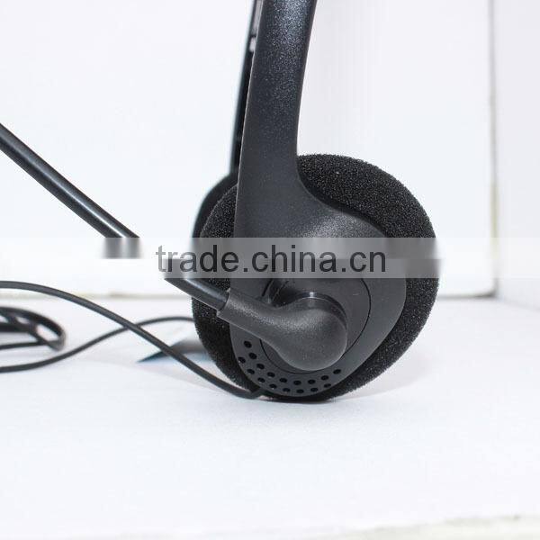 Wholesale factory free sample cheap headphone with detachable speaker for computer game 3.5mm headphone jack
