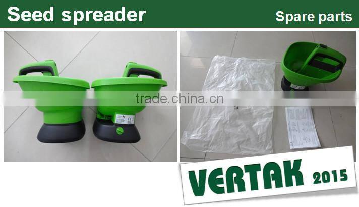 New arrival electric seed spreader,2.7L seed spreader with CE/GS/EMC certificates