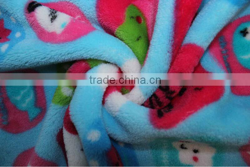 frog print flannel fleece fabric