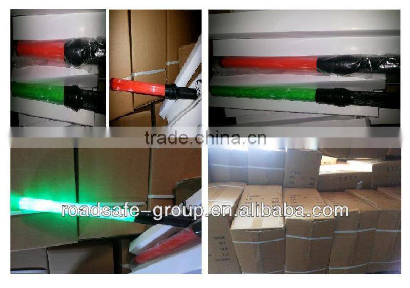 2014 New products led flash police stick /safety baton /traffic baton