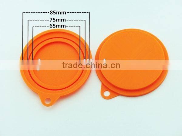 Silicone Food Can Cover Lid Dog Cat Pet cans lid silicone Reusable Storage Cap