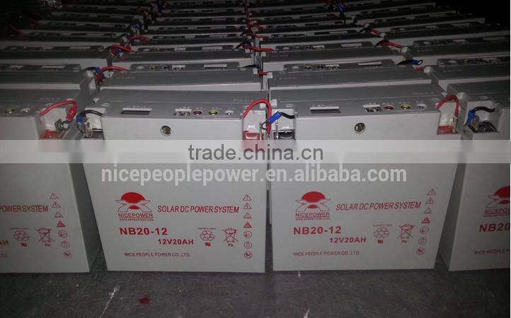 DC power supply 12v 20ah solar rechargeable battery Factory