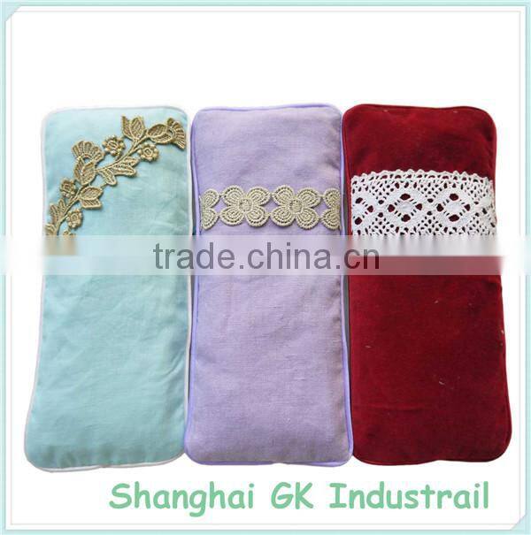 Lavender Eye Pillow with beautiful lace