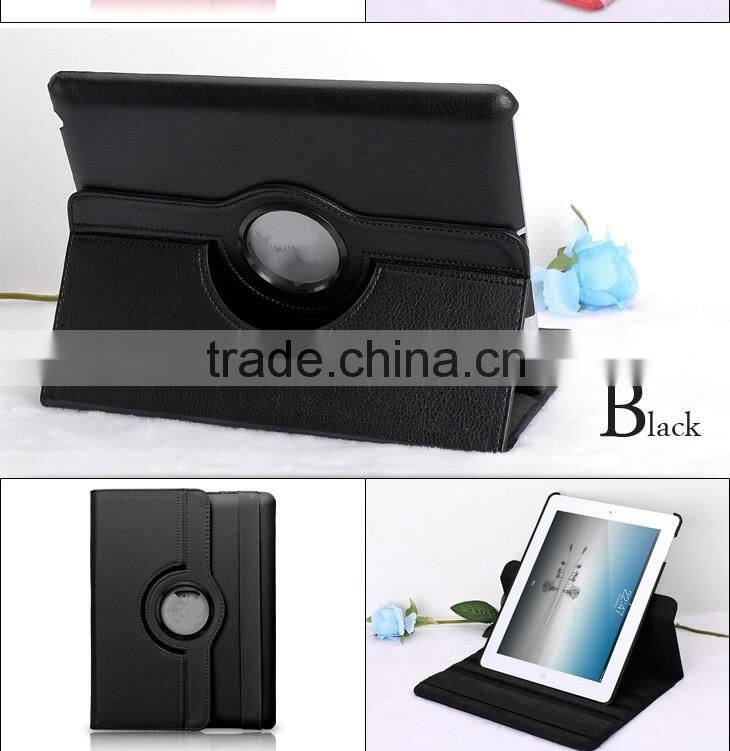 Rotating Tablet PC Leather Pouch for Apple iPad