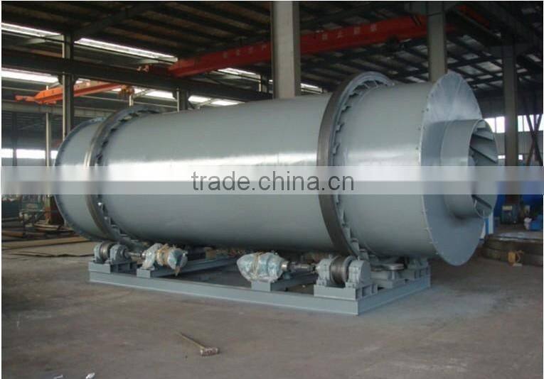 Three-cylinder dryer for stoving slag, yellow sand, clay, fly ash
