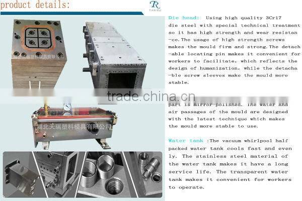 China PE WPC Wood Round/ Square Tube Mold