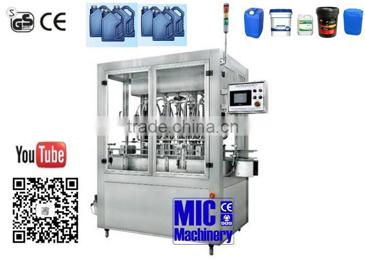 Micmachinery full automatic edible oil filler liquid bottle filler bleach filling machine with CE certification