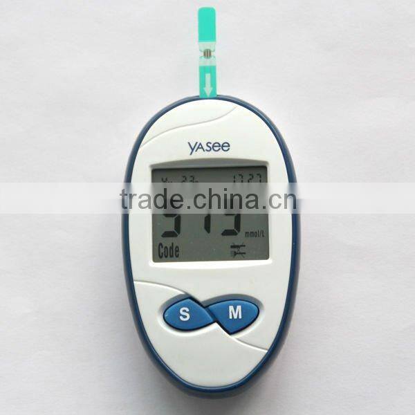 FDA approved blood glucose meter home and hospital use no code blood glucose meter Yasee