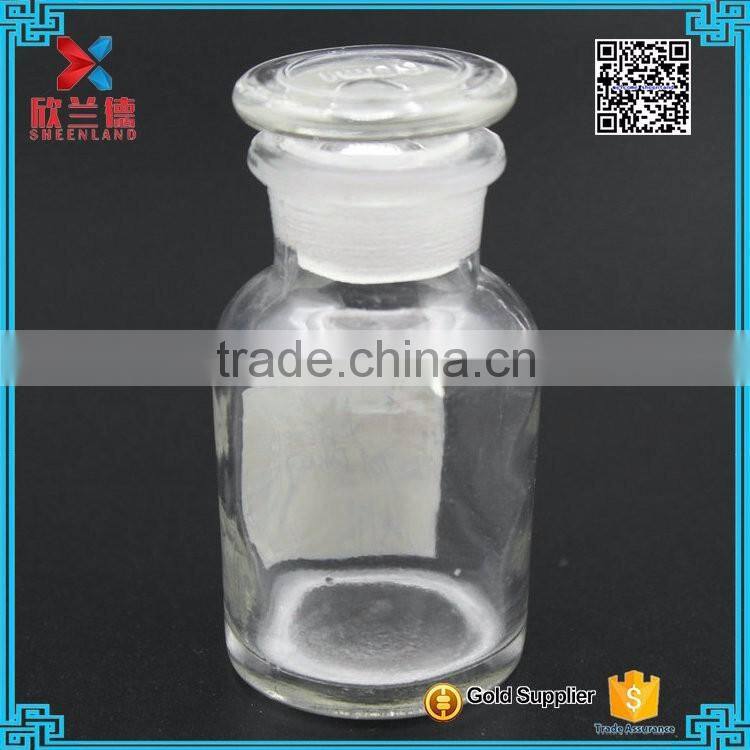 60ml cylindrical storage pharmaceutical grade glass bottle with stopper wholesale