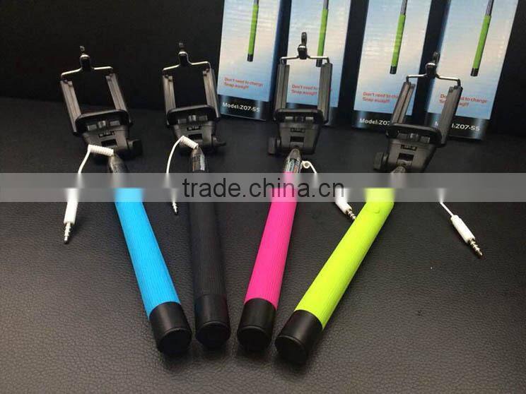 High quality economic price Colorful Smartphone Monopod Selfie Stick,Handheld Monopod for Mobile