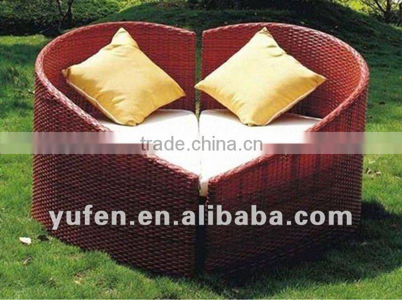 best selling rattan wicker cheap sofabed