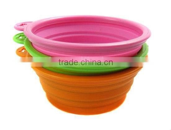 Foldable Silicone Pet Travel Bowl & Pet Feeding Tools