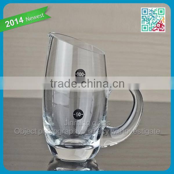 Lead Free Crystal Glass Material Handle Glass Cups Transparent Mini Wine Decanter Glasses Winehouse Tableware Handle Wine Glass
