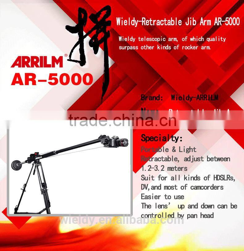 Wieldy AR5000 dollycrane for cameras