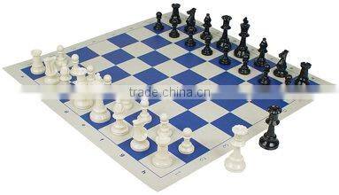 chess set with colored box