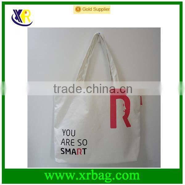 Custom big cotton printing logo shopping bag