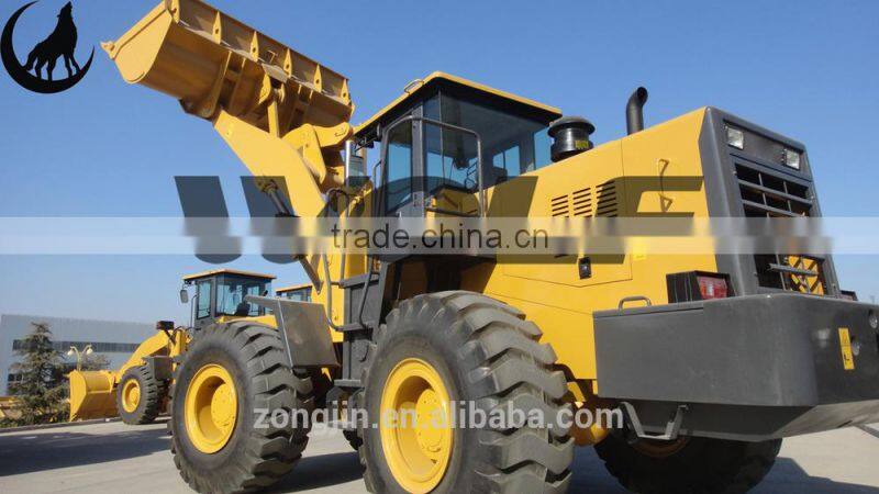 WOLF new brand 5 ton loader with Shangchai C6121 engine 162kw