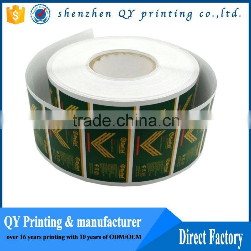 high quality printing cheap roll sticker,waterproof adhesive cheap label sticker