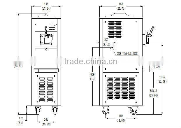 High quality yogurt ice cream machine