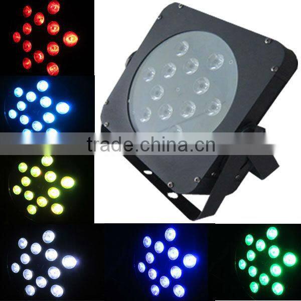 12x15w RGBAW 5 IN 1 flat par led par light