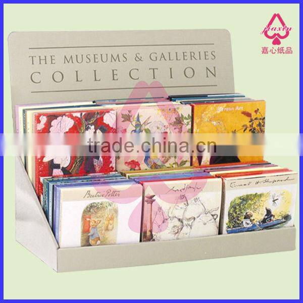 custom 8 cell counter display cardboard tabletop display