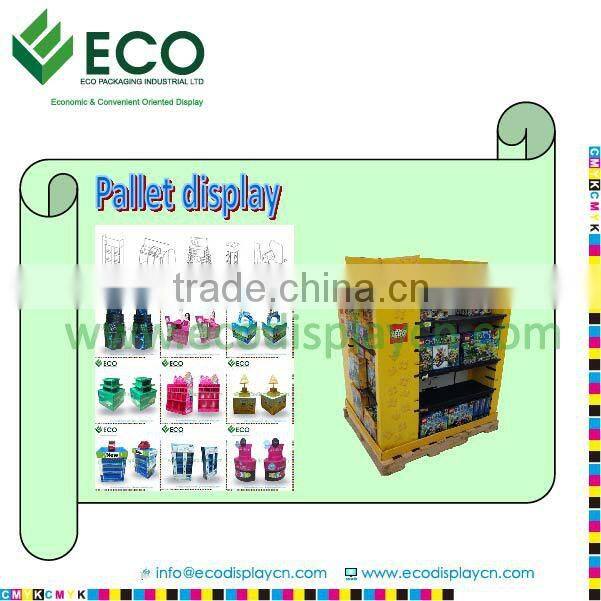 Holiday promotional merchandise display stands , creative promotional floor stand displays for beverage