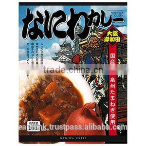 Retort curry sauce from Local kitchen 'Naniwa' curry (200g) from Kishiwada City, Osaka Prefecture