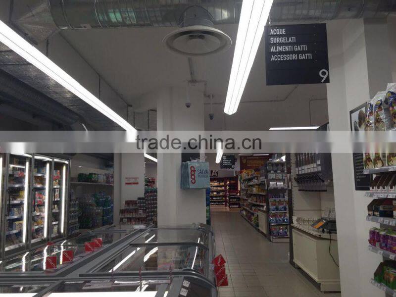 30W 60W 120W Linear LED Pendant Light Fixture for Supermarket Ceiling Mounted Installation