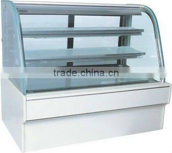 2 meters Bakery pastry display freezer showcase with marble base can OEM