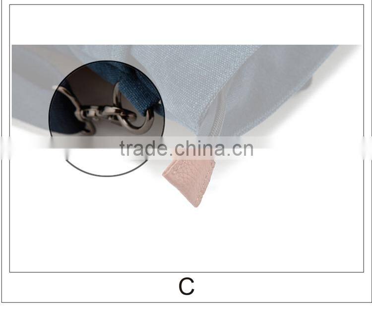 Blue canvas single shoulder bag with big space,Canvas bag shoulder bag handbag