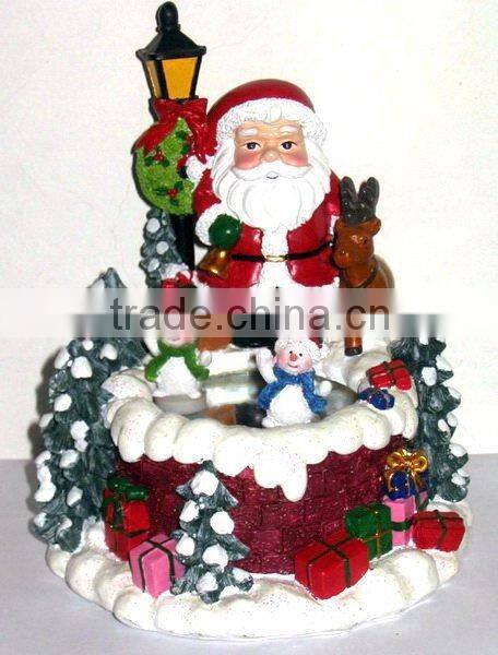 Polyresin Christmas Music Box Products
