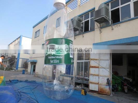 Outdoor Gaint Water Bottle Model Inflatable Advertising Bottle