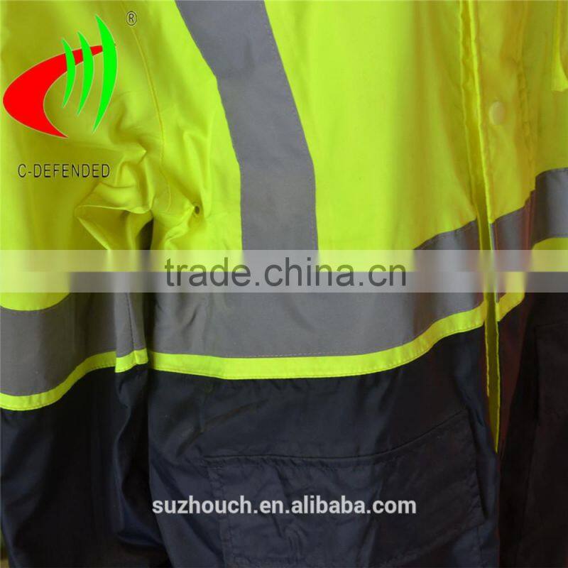polyester taffeta fabric for raincoat reflective material for reflective safety clothing