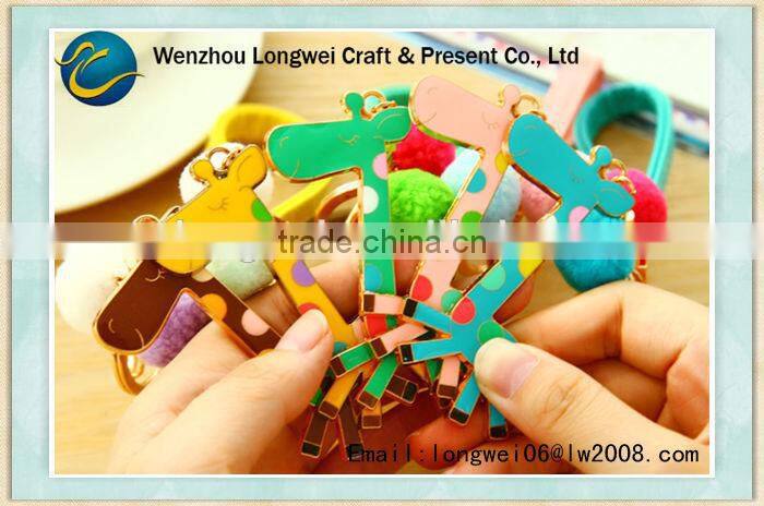 horse shaped metal animal keychain/hello kitty keychain/mickey mouse keychain