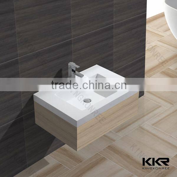 gel coat solid surface basin, artifical marble bath basin