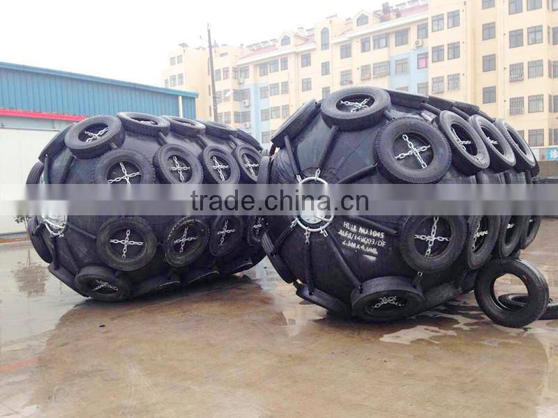 China Gold Manufacturer Of Large Docks Or Ship Anti-collision Type Inflatable Yokohama Rubber Fender