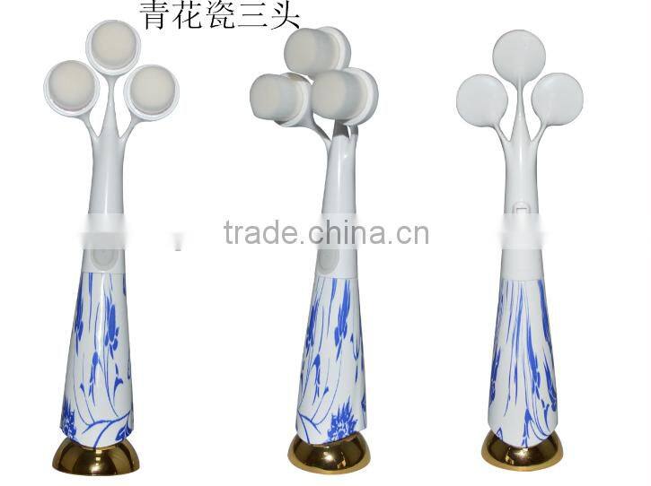 Make-up Remove Electric Face Cleaning Brush facial massage brush hot