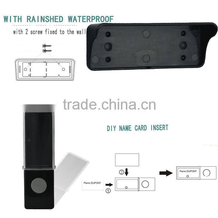 Seldorauk ROHS CE certification passed Music Smart Home mp3 doorbell sounds