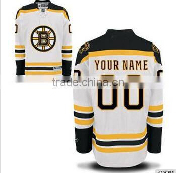 2015 New 100% Polyester Custom Blank-Black Hockey Jersey