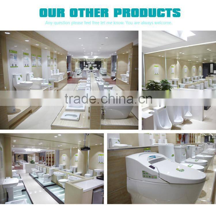 Wall hung ceramic toilet and P-Trap sanitary ware European Toilet flushometer toilet bowl